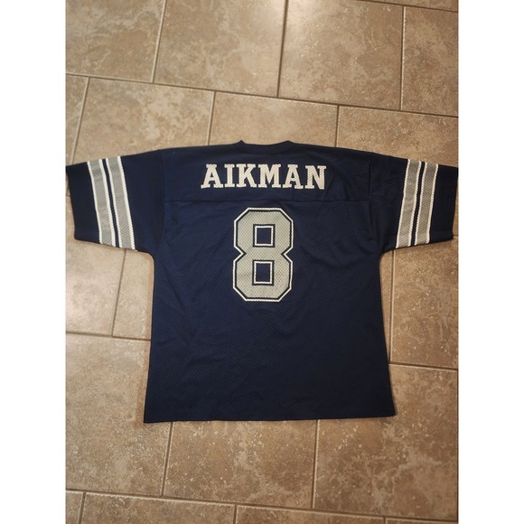 LOGO 7 Other - Vintage Logo 7 Dallas Cowboys Troy Aikman 8 Jersey Navy Blue Mens Large USA